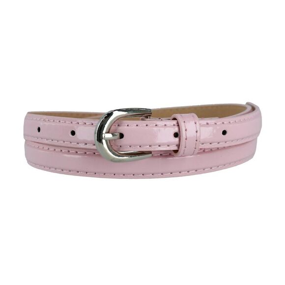 CTM Women's Skinny 1/2 Inch Dress Belt - Picture 1 of 4